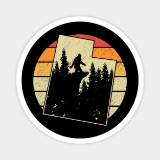 Utah bigfoot sunset Magnet